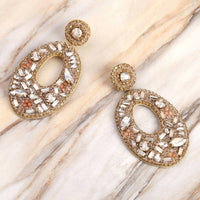DEEPA GURNANI Women's Lainey Earrings in gold - women's jewelry - alternate view