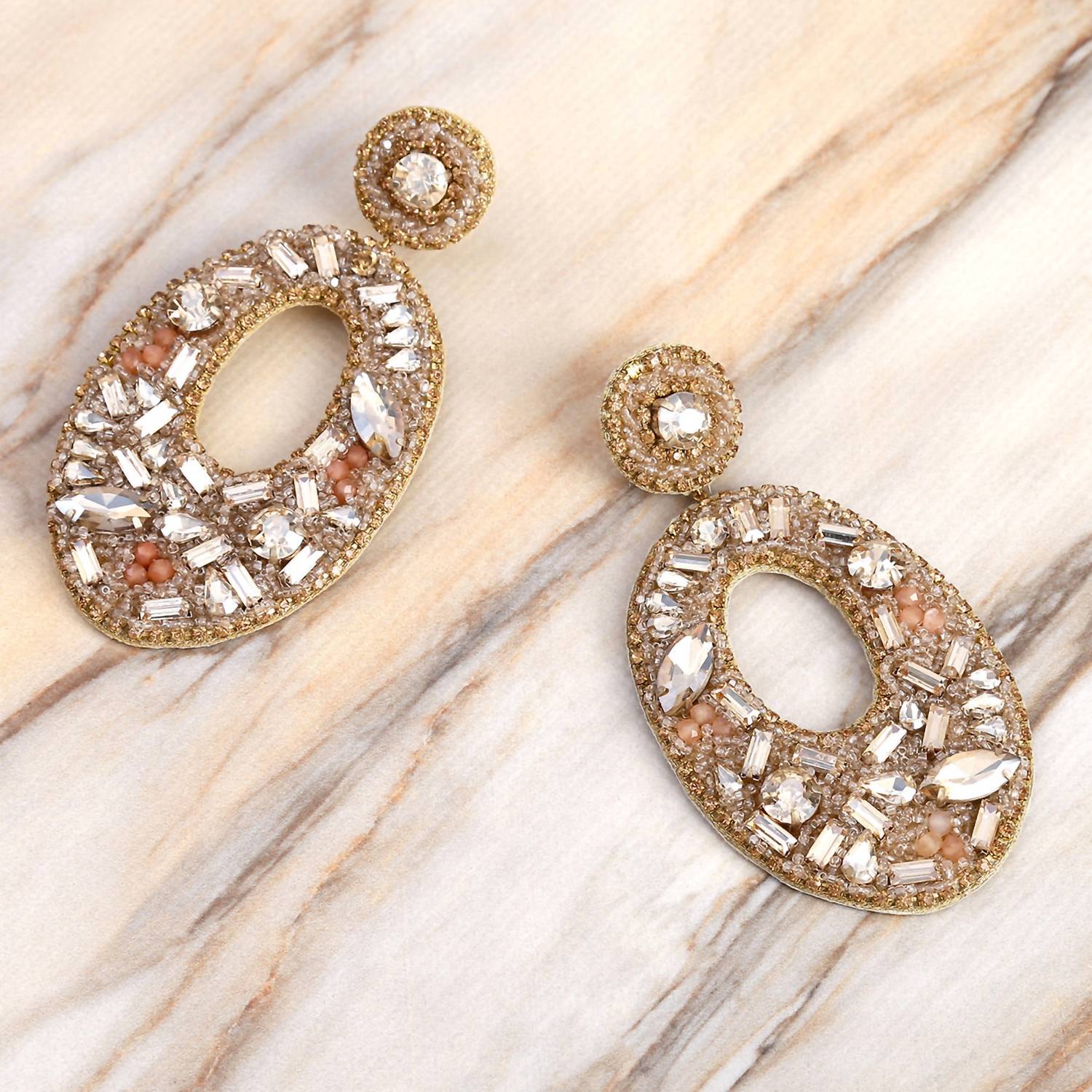 DEEPA GURNANI Women's Lainey Earrings in gold - women's jewelry - alternate view