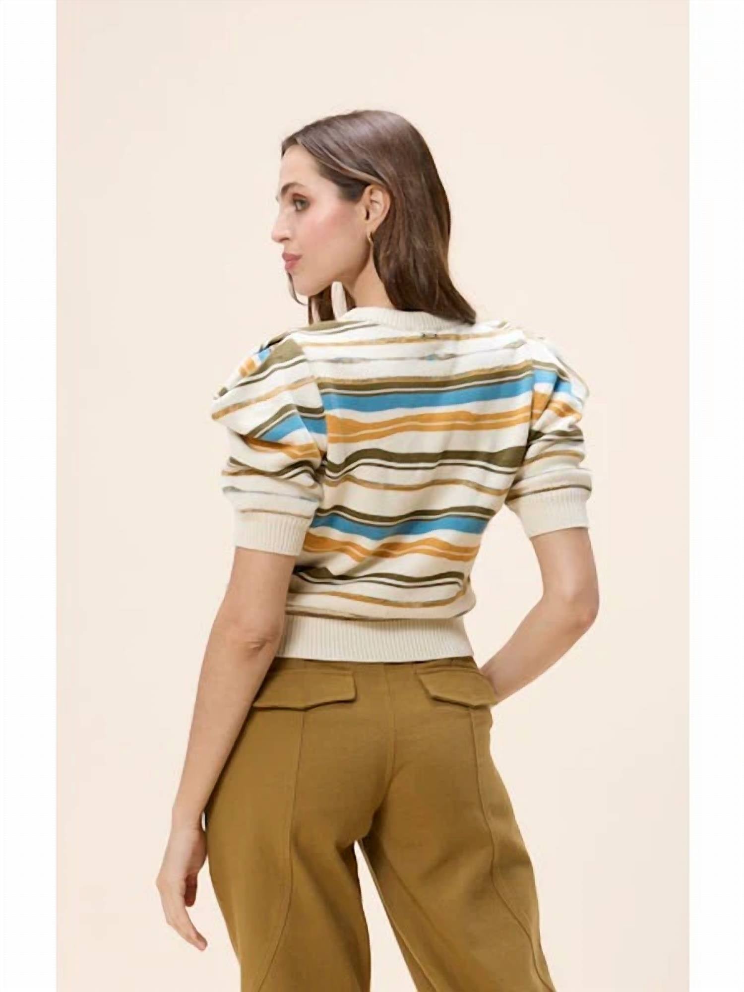 Cleobella - Rei Short Sleeve Sweater