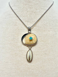 Fosilart - Sterling Silver Popcorn Chain Necklace