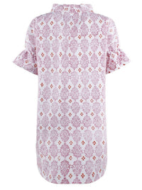 Finley Crosby Dress in pink white - women's dress - alternate view