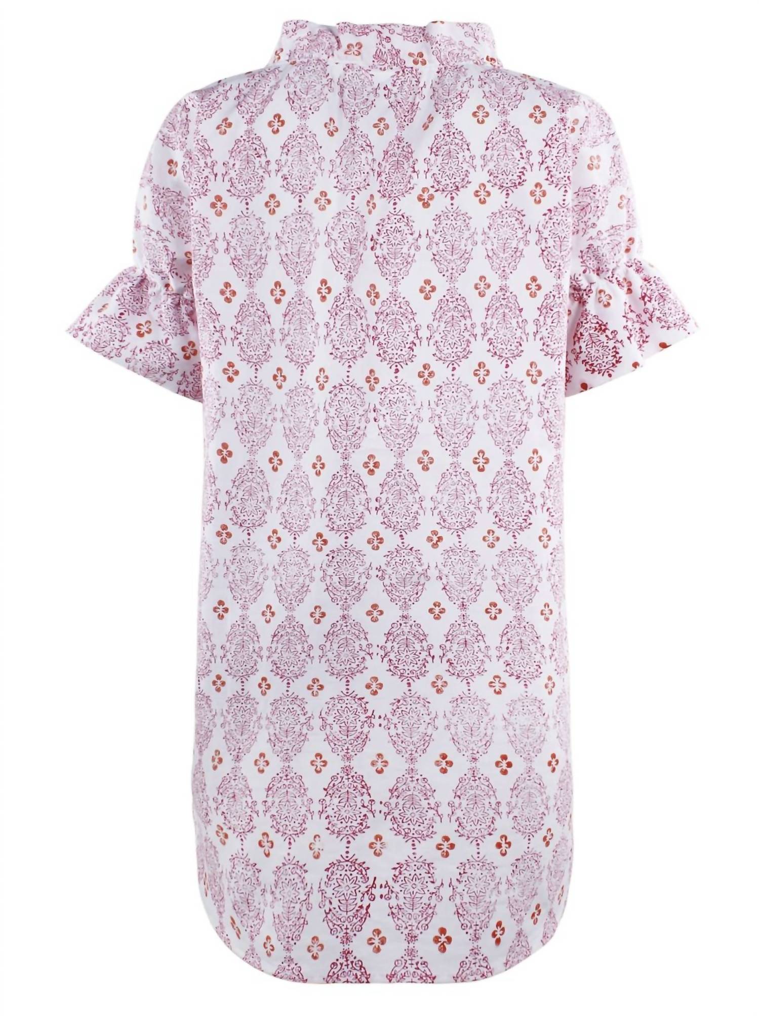 Finley Crosby Dress in pink white - women's dress - alternate view