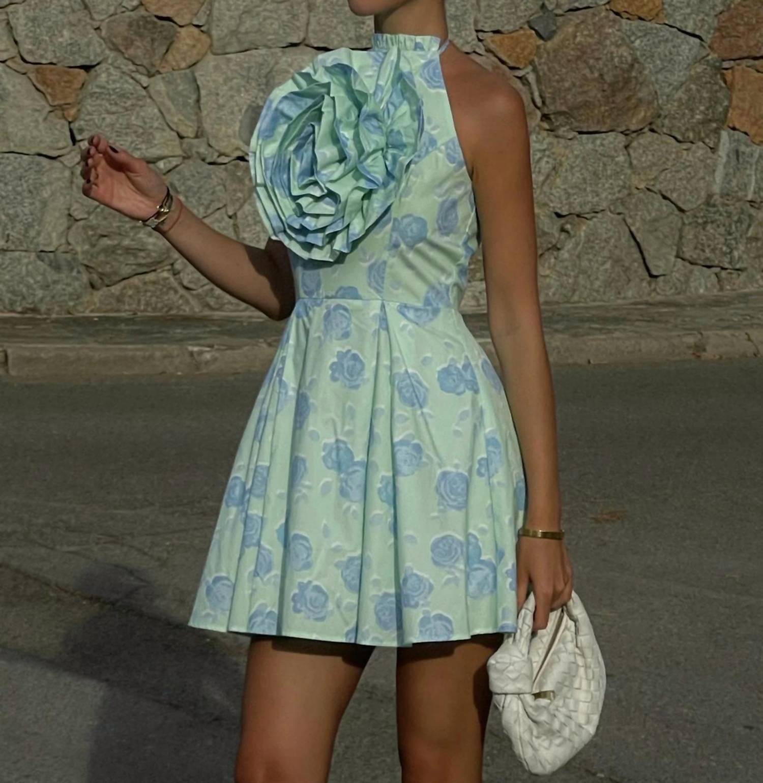 Glamorous - Rosie Corsage Skater Mini Dress
