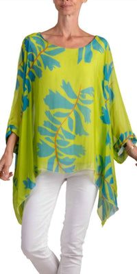 Gigi Moda - Seta Foglia Kaftan Top