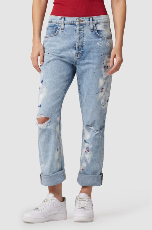 Hudson - Thalia 90's Loose Fit Ankle with Rolled Hem Jean