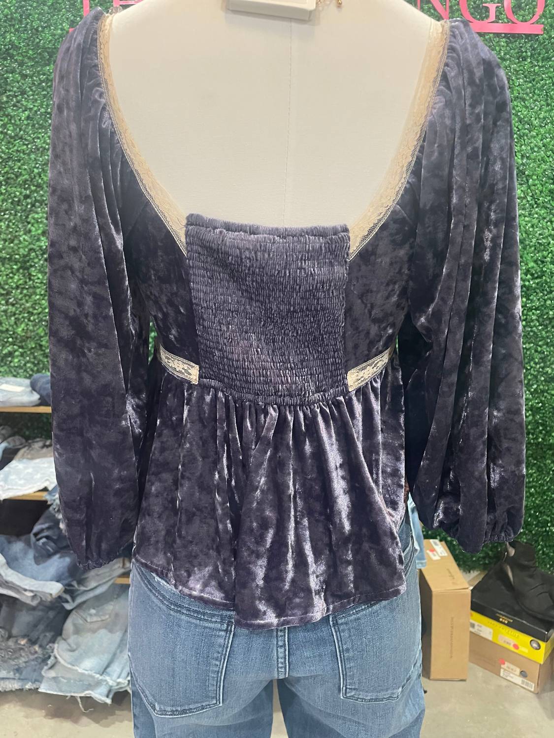 Entro - Women's Midnight Velvet Top