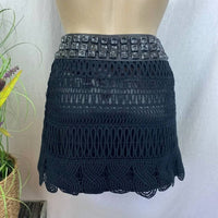 Faith Connexion - Crochet Metal Waist Mini Skirt