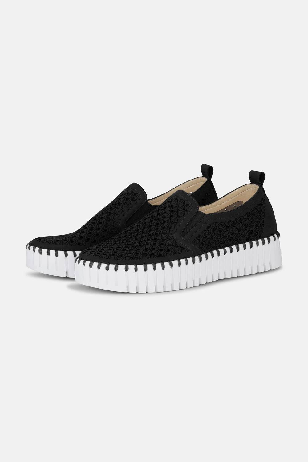 Ilse Jacobsen Women's Tulip 141 Platform Slip On Shoes in black - women's sneaker