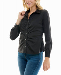 Nicole Miller - Amber Stretch Button Down Shirt