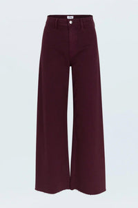 PISTOLA Penny High Rise Wide Leg Jeans in claret 4 - women's jeans - view 6
