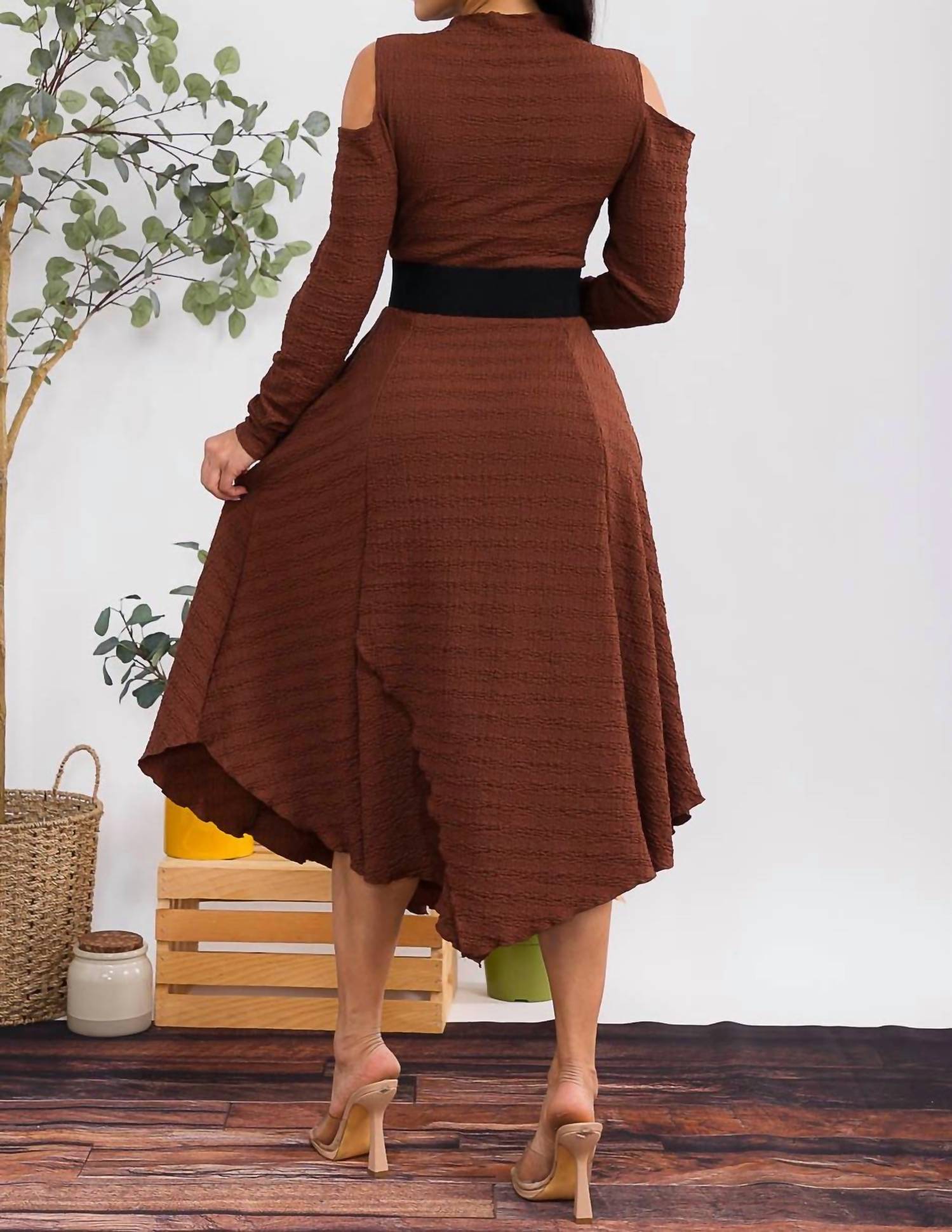 Karen T Design - Bubble Textured Midi Dress