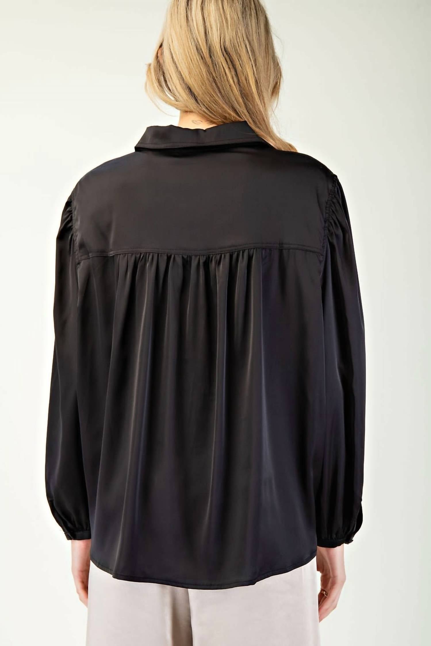 Ee:Some - Long Sleeve Blouse