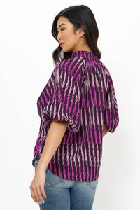 Oliphant - Button Neck Blouse