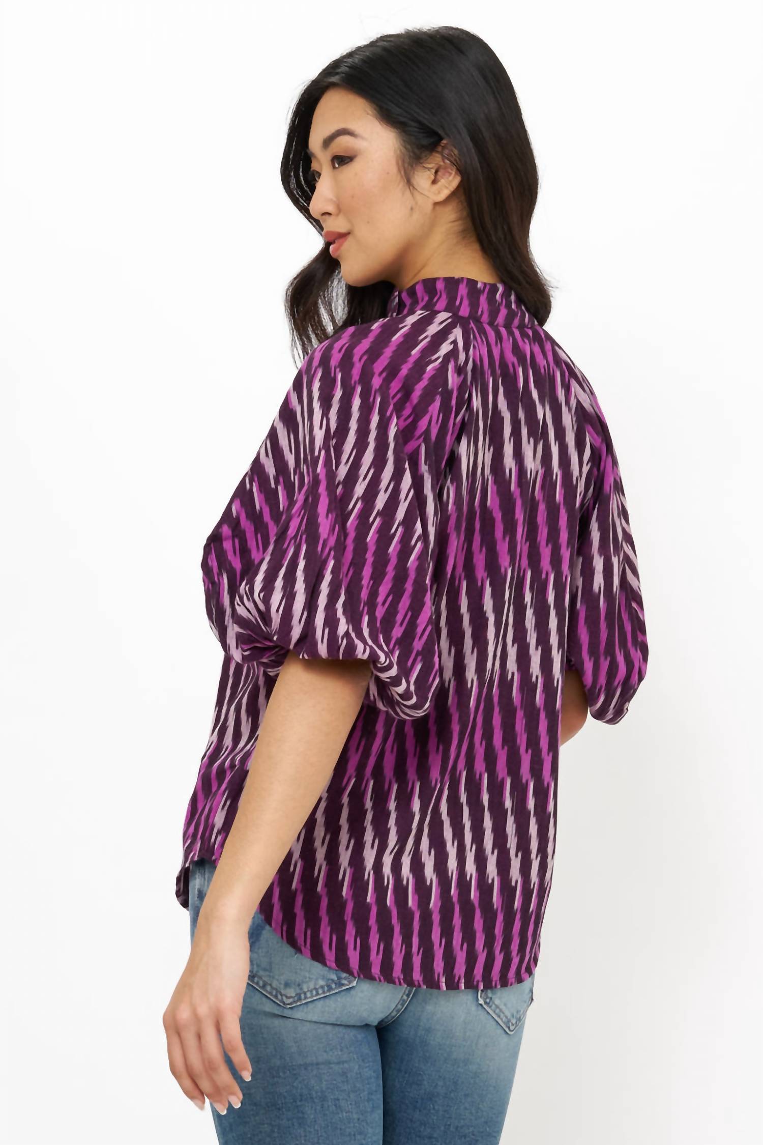Oliphant - Button Neck Blouse
