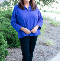 Boho Chic - Pullover V-Neck Top