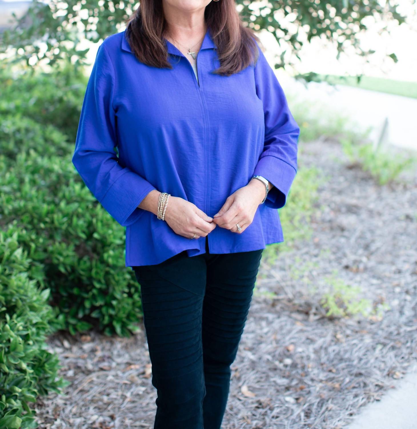 Boho Chic - Pullover V-Neck Top