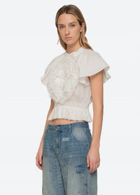 Sea - Holden Flower Flutter Top