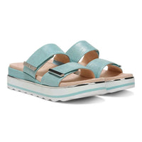 VIONIC Women's Brandie Sandals in aqua linen - women's sandal - view 9