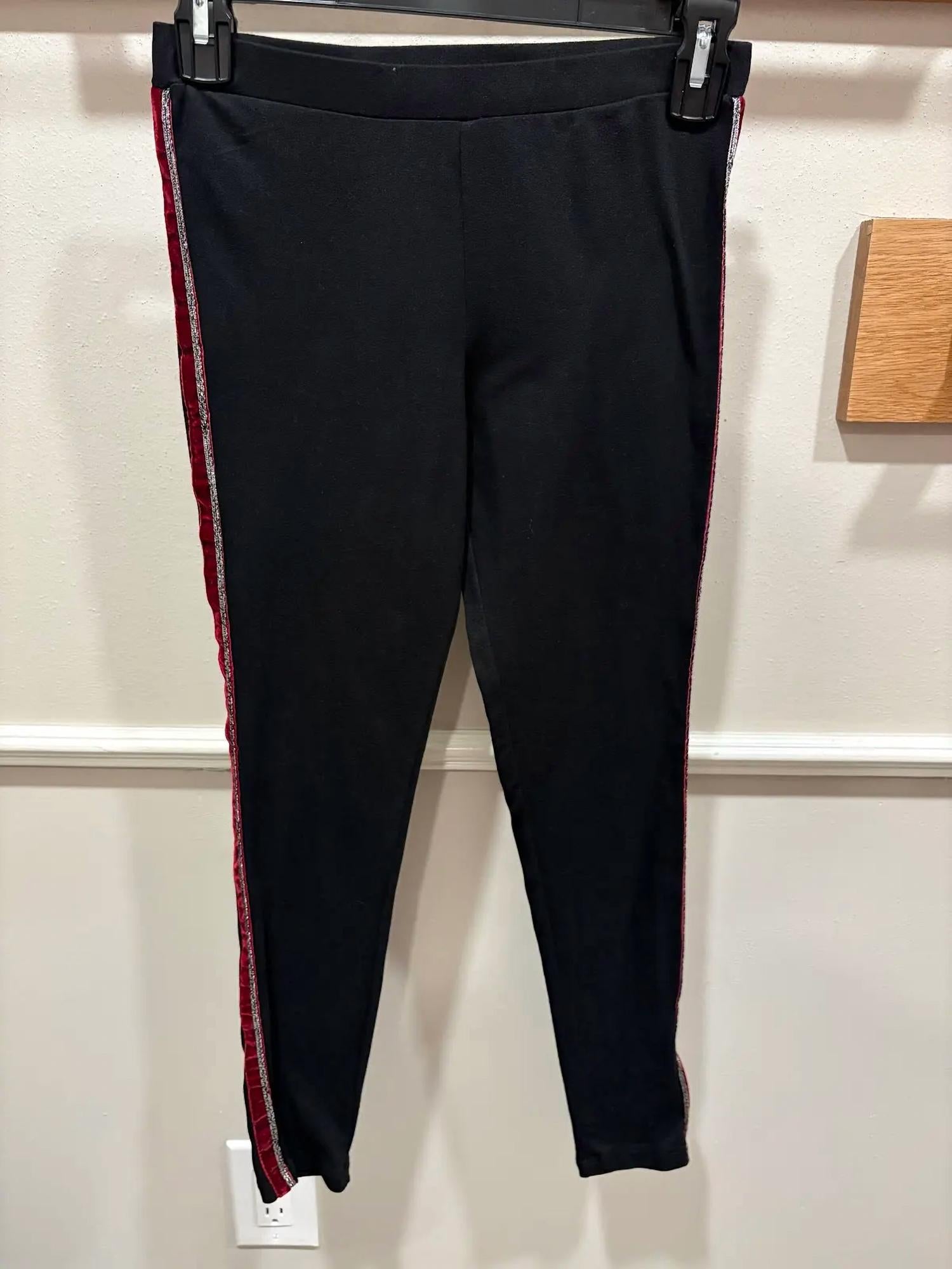 Me.N.U. - Girls Velvet Tuxedo Legging