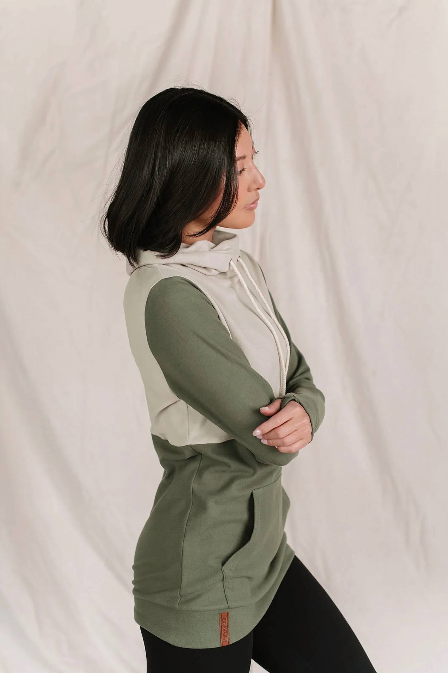 Ampersand Ave - Performance Fleece Cowlneck Sweatshirt