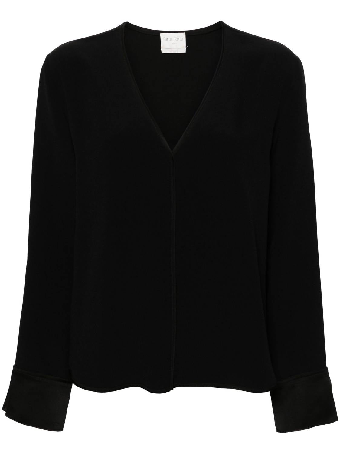 Forte Forte - V-neck Crepe Blouse