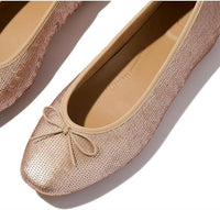 Fitflop - Women's Delicato Bow Sequin Ballet Flats