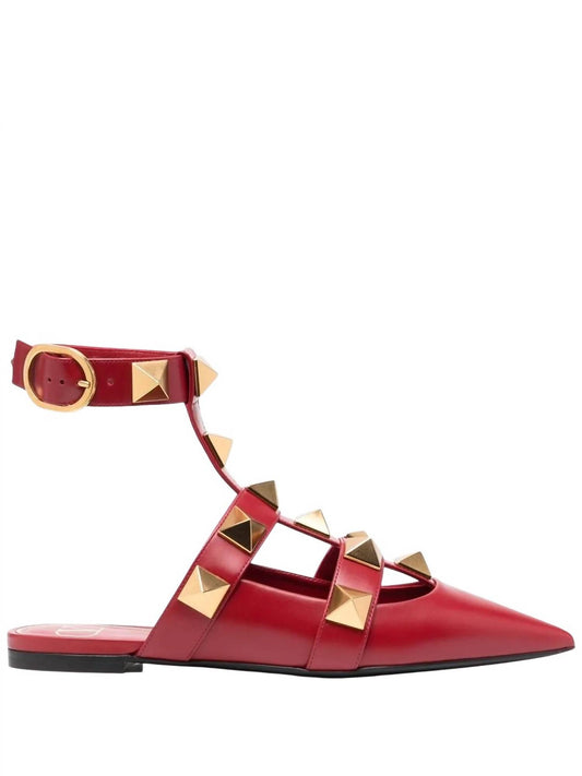 Valentino - Women's Roman Stud Ballet Flats