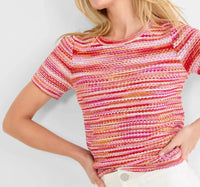 Nic + Zoe - Space Dye Short Sleeve Tee
