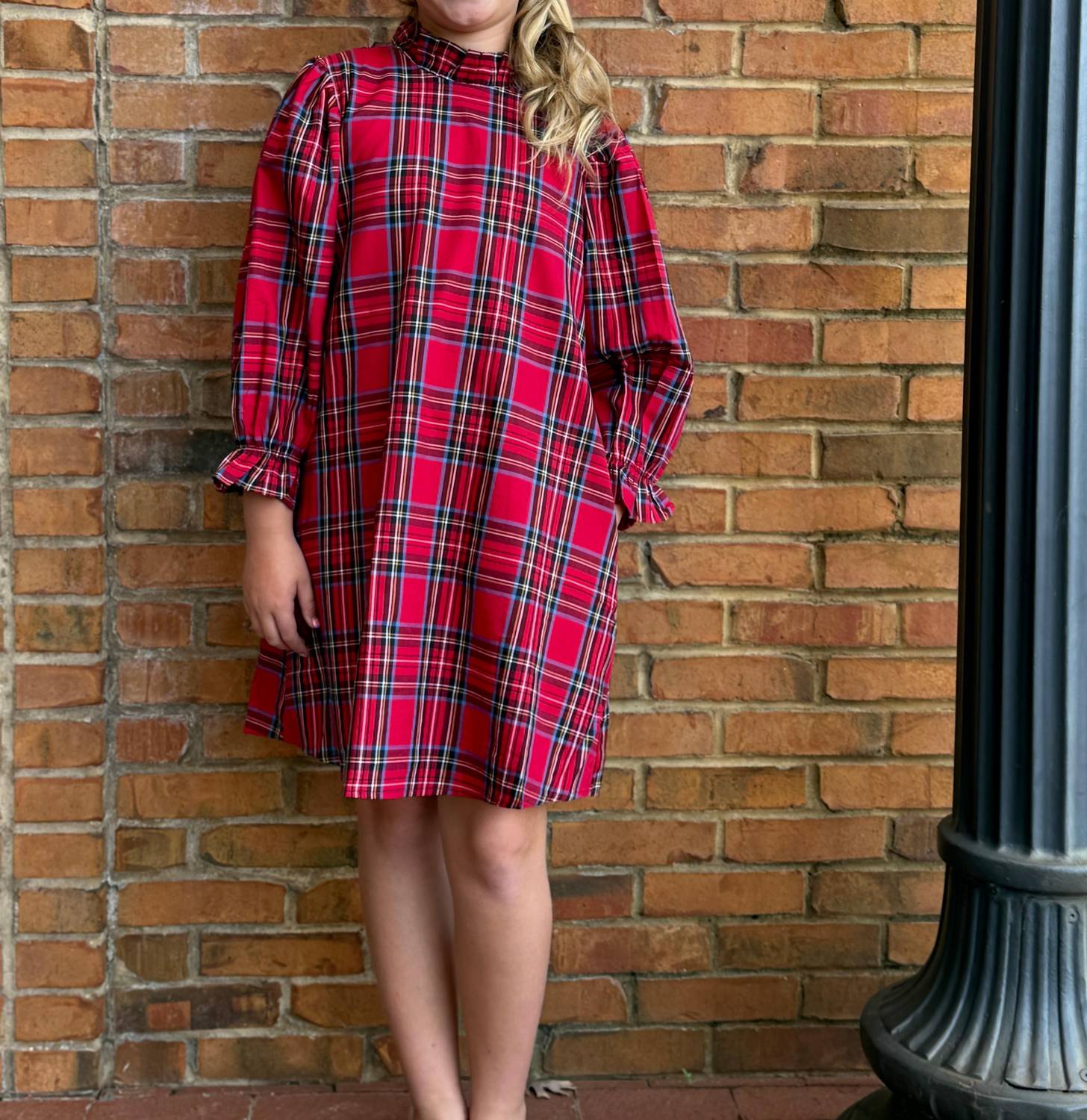 J.Marie - The Hollin Long Sleeve Bow Tween Dress