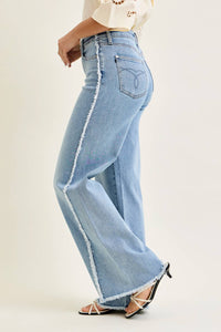 Judy Blue - High Waist Retro Wide Leg Side Seam Jean