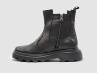 Kcr Group - Women's Modern Insulated Zip-up Chelsea Leather Boots