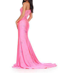 Ashleylauren - Floral Prom Dress