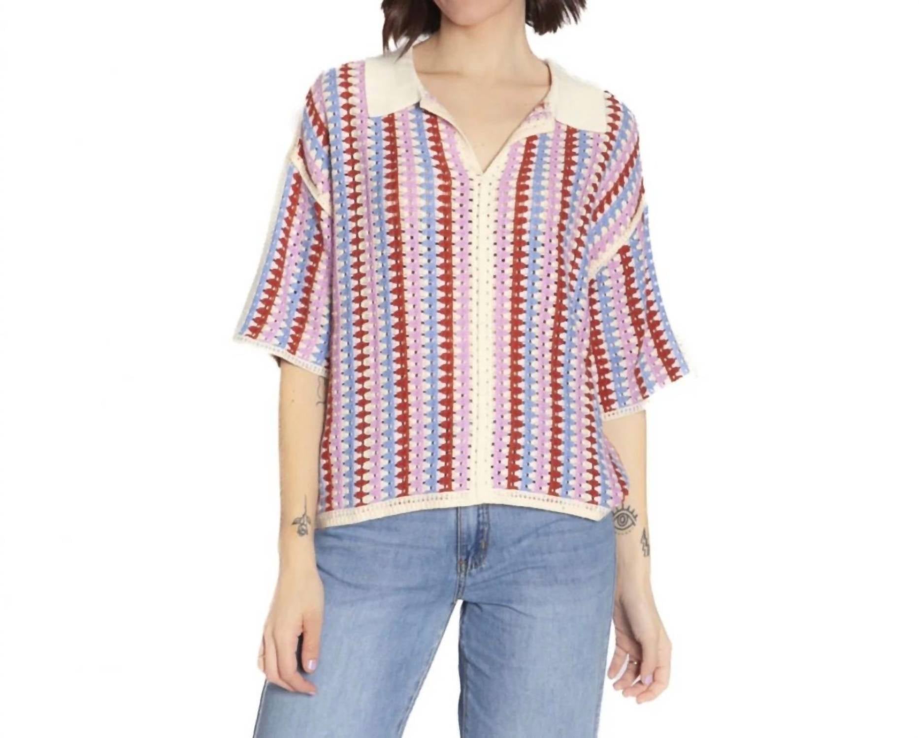 Frnch - Missy Crochet Top