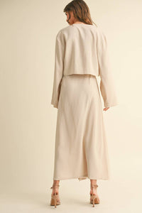 Miou Muse - Long Sleeve Tie Front Top