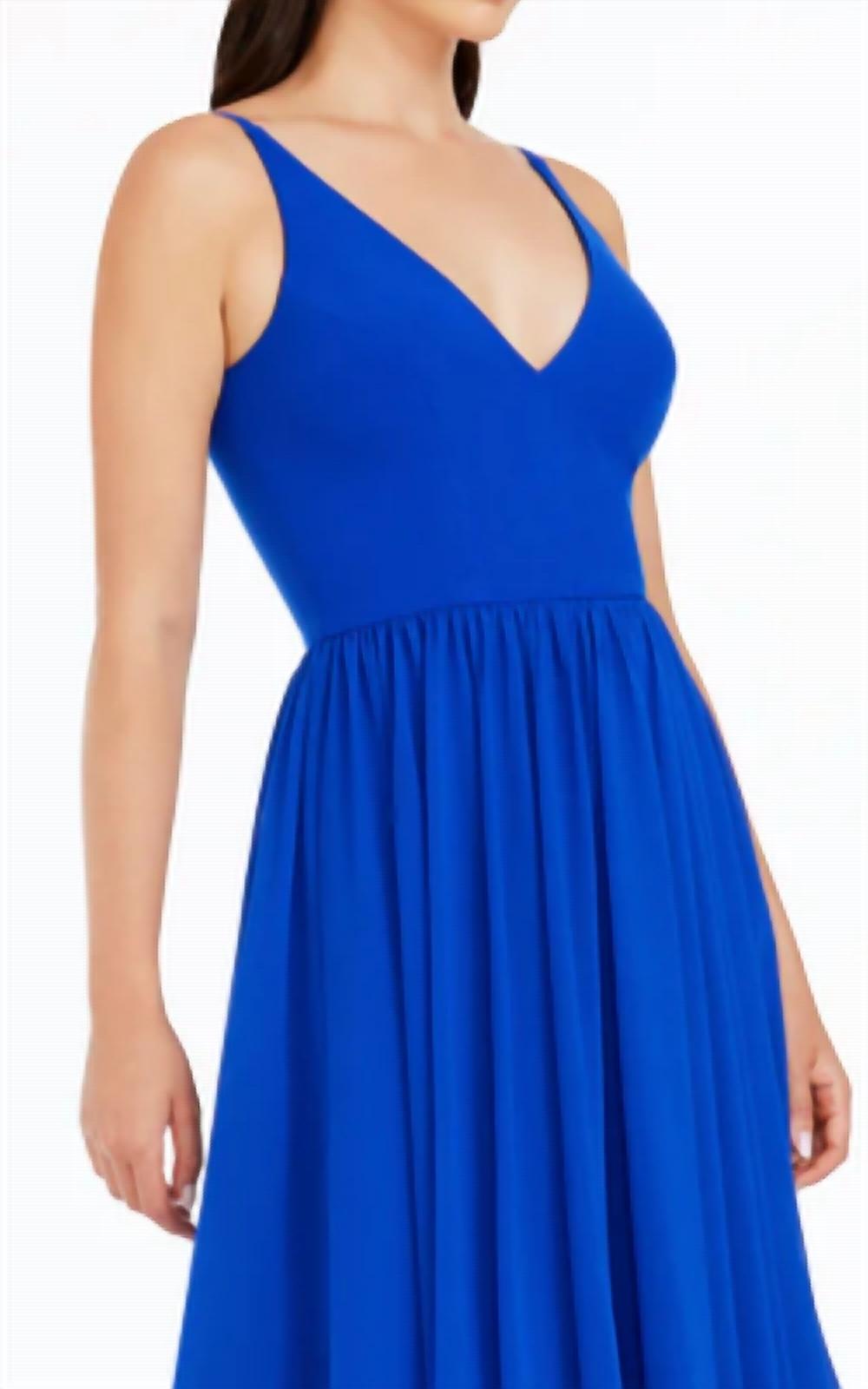 Dress The Population - Chiffon Fit & Flare Dress