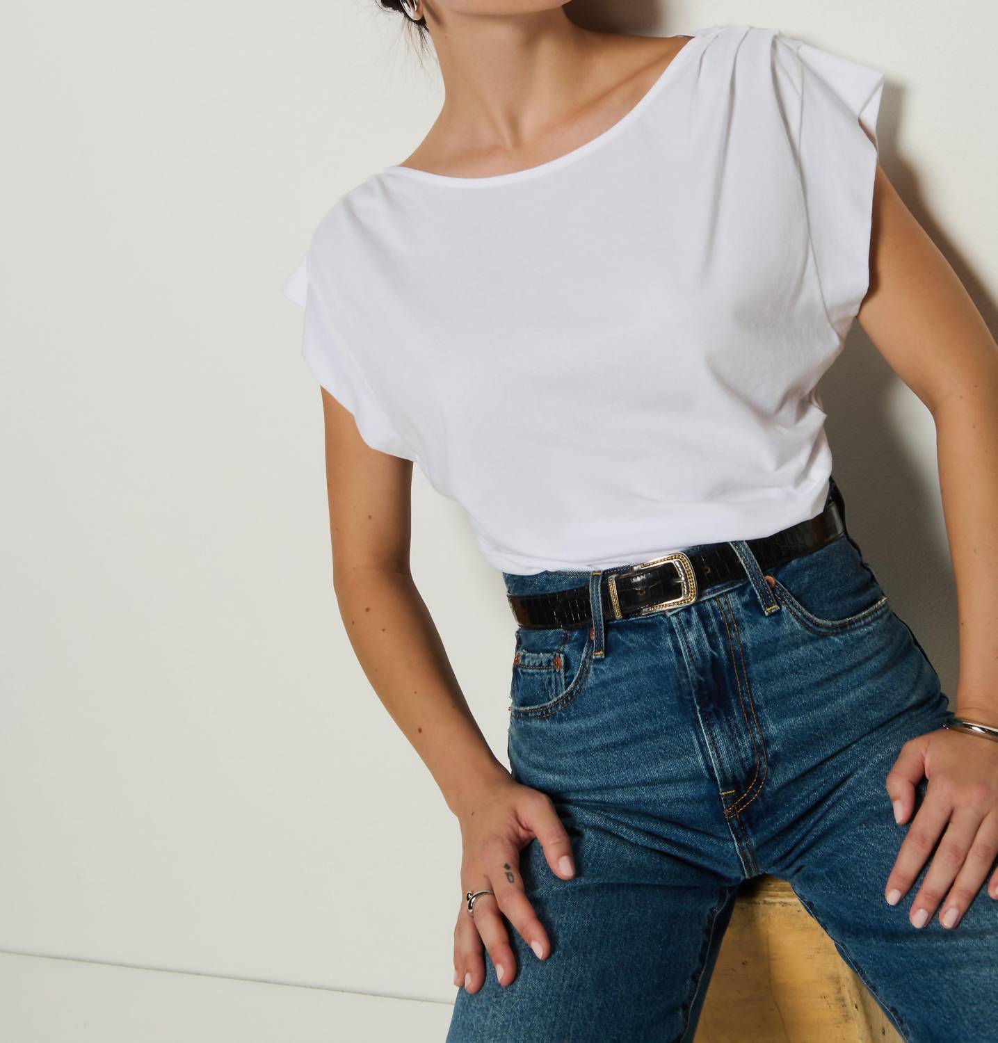 Nation Ltd - Cerre Boat Neckline Top