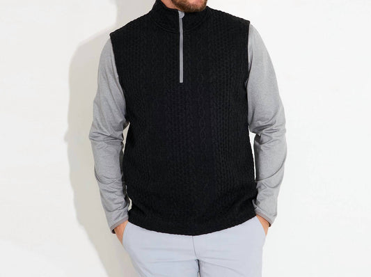 Abacus Sportswear Us - Woburn Mock Neck Half Zip Vest