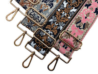 Cthru Women's Boho Parisian Tapestry Adjustable Crossbody Bag Purse Guitar Strap in pink - women's item - view 4
