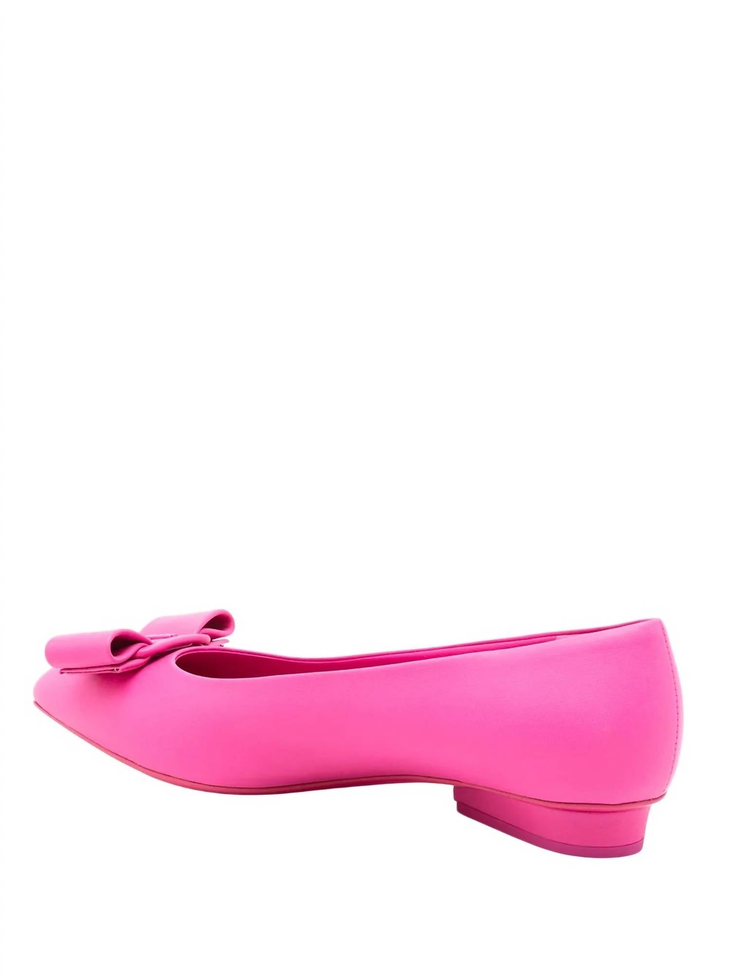 Salvatore Ferragamo - Women's Viva Bow-detail Leather Ballerina Shoes