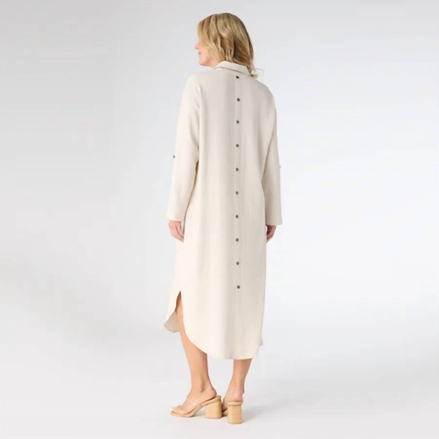 Coco + Carmen - Keira Long Sleeve Dress With Back Button
