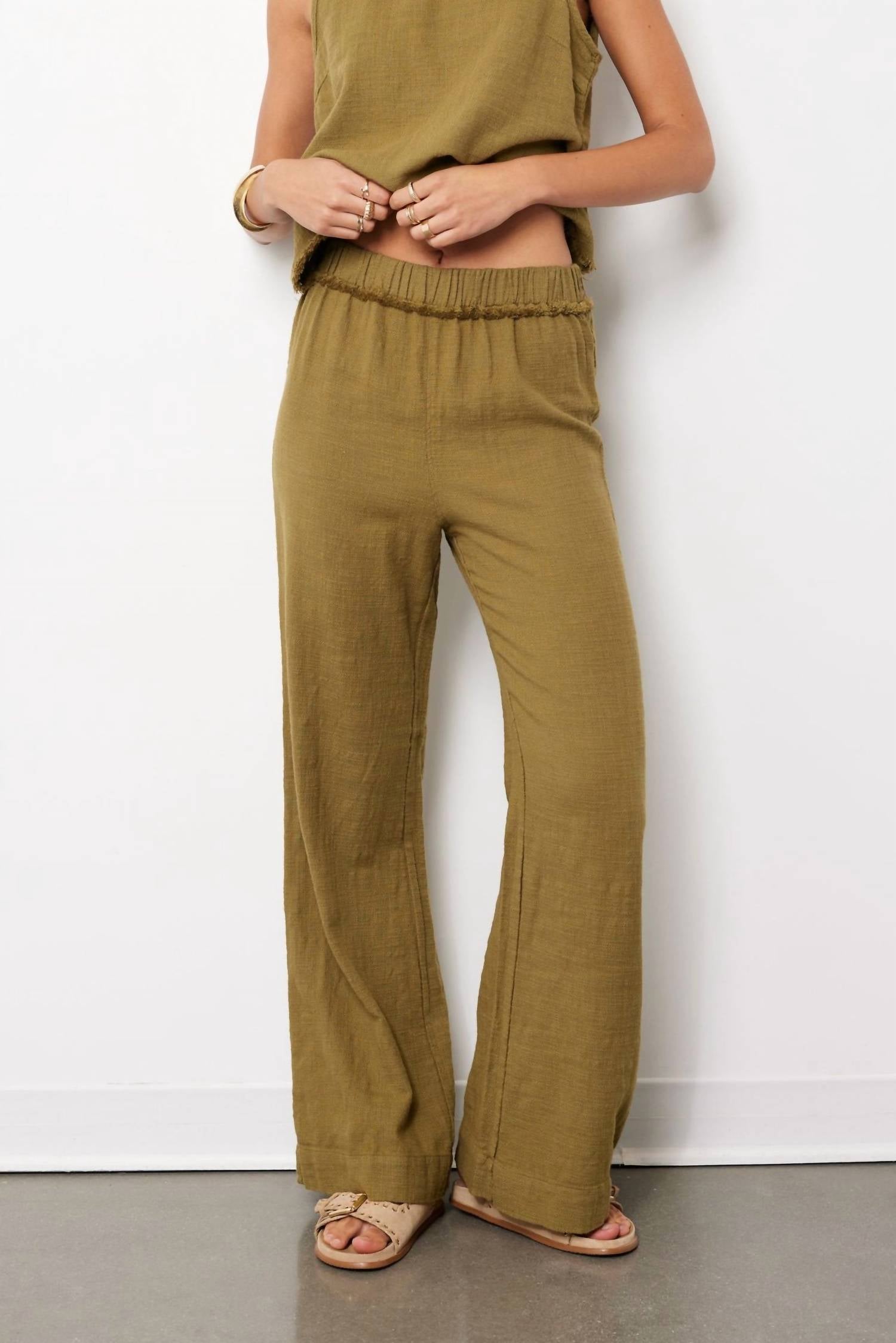 Bobi - Raw Edge Pant