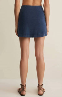 Z Supply - Gail Jersey Denim Mini Skirt