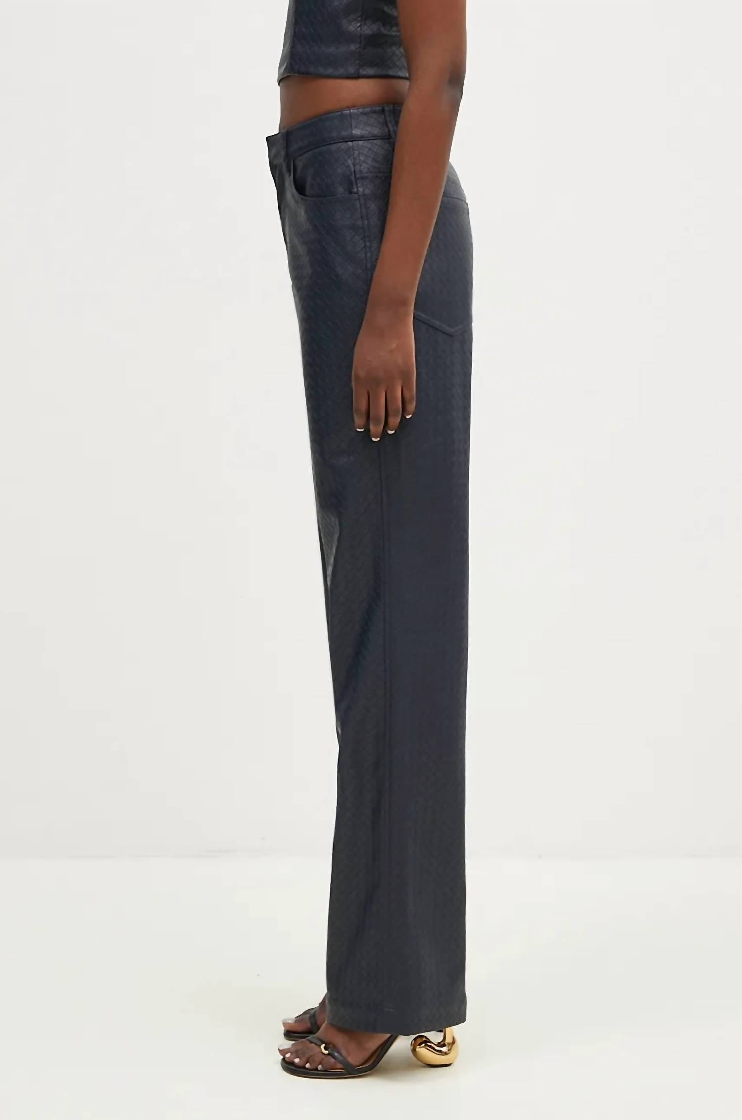 Rotate - Rotie Faux Leather Pants