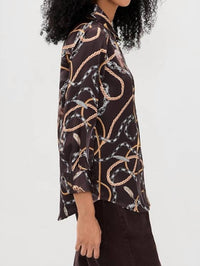 L'Agence - Dani 3/4 Sleeve Blouse