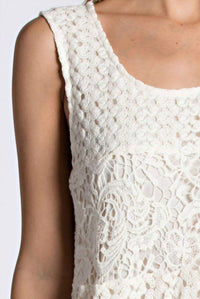 Kori - Lace Detailed Shift Mini Dress