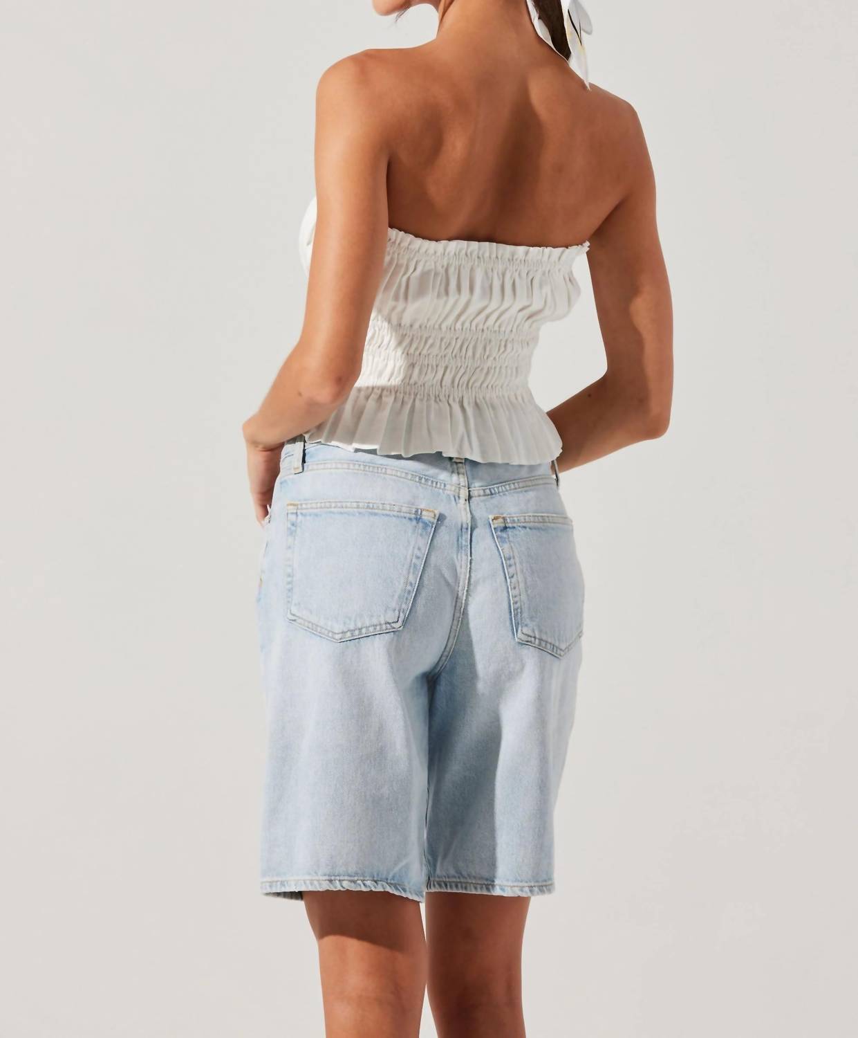 Astr - Biffy Strapless Top