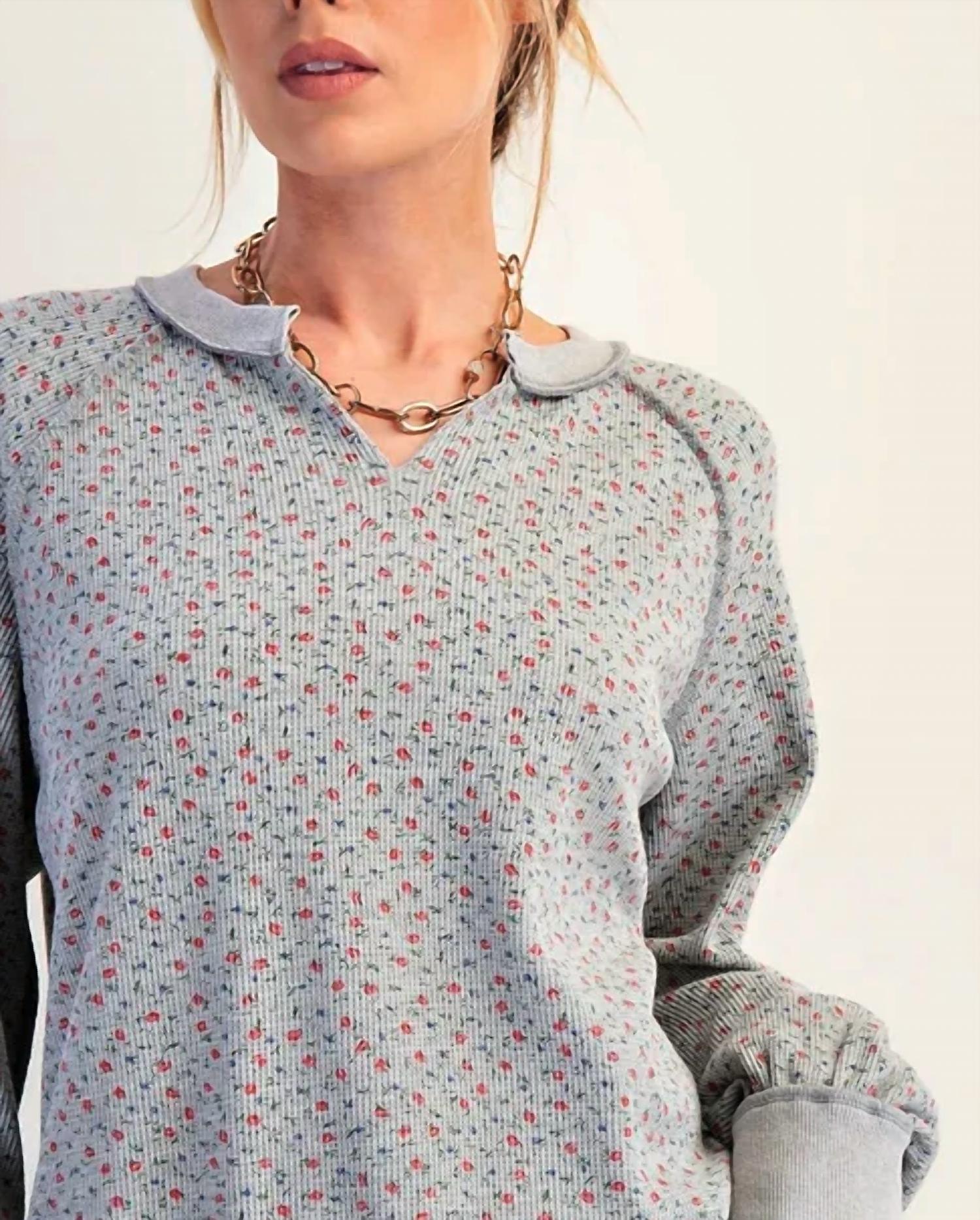 Jodifl - Ditsy Flower Print Top