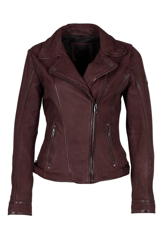 Mauritius - Twila RF Leather Moto Jacket