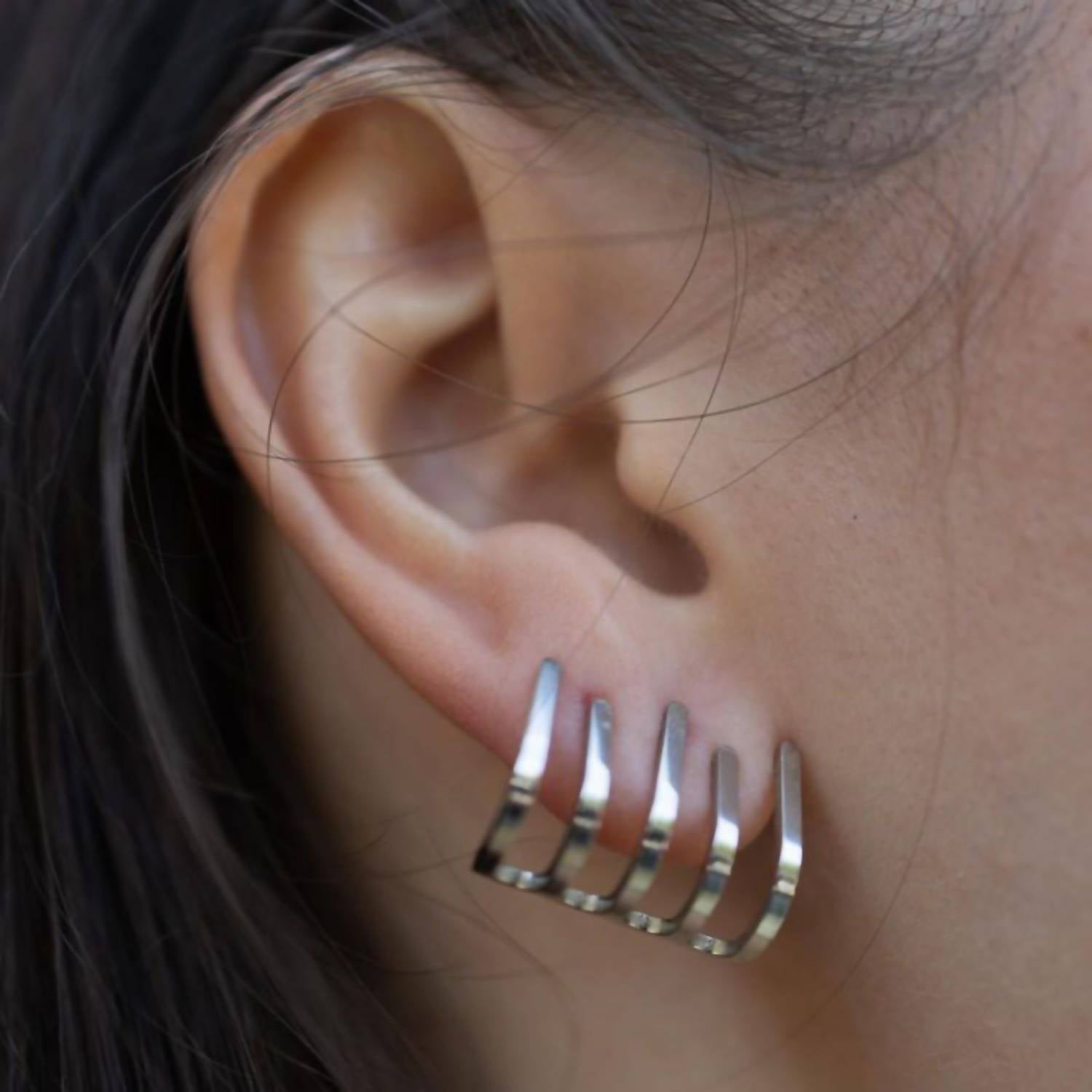 Jagged Halo Jewelry - Women's Claw Earrings