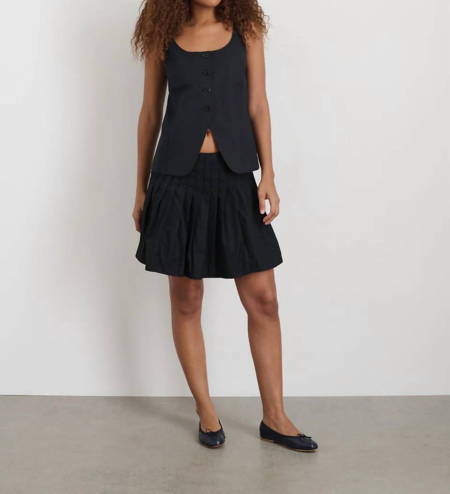 Alex Mill - Soho Scoop Linen Cotton Vest